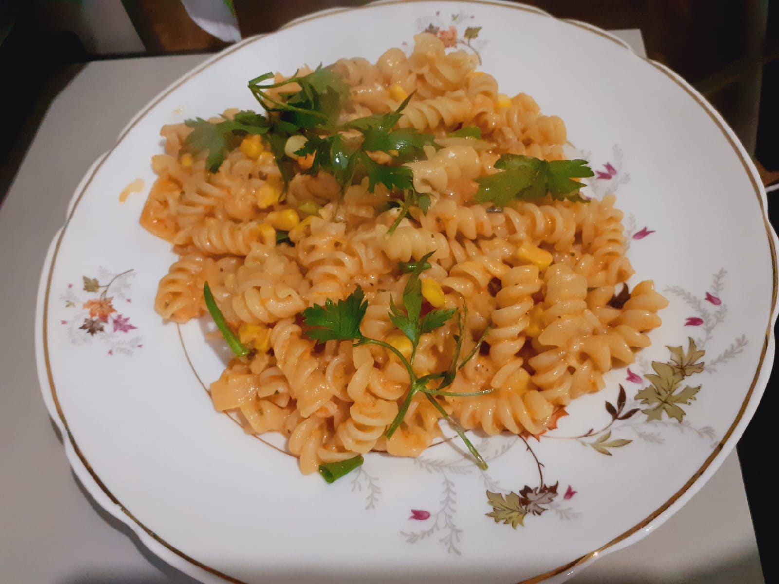 Delicioso macarrão milho simples Uma receita simples e saborosa