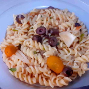 Parafuso com mandioquinha