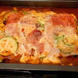 Lasanha Low Carb de abobrinha