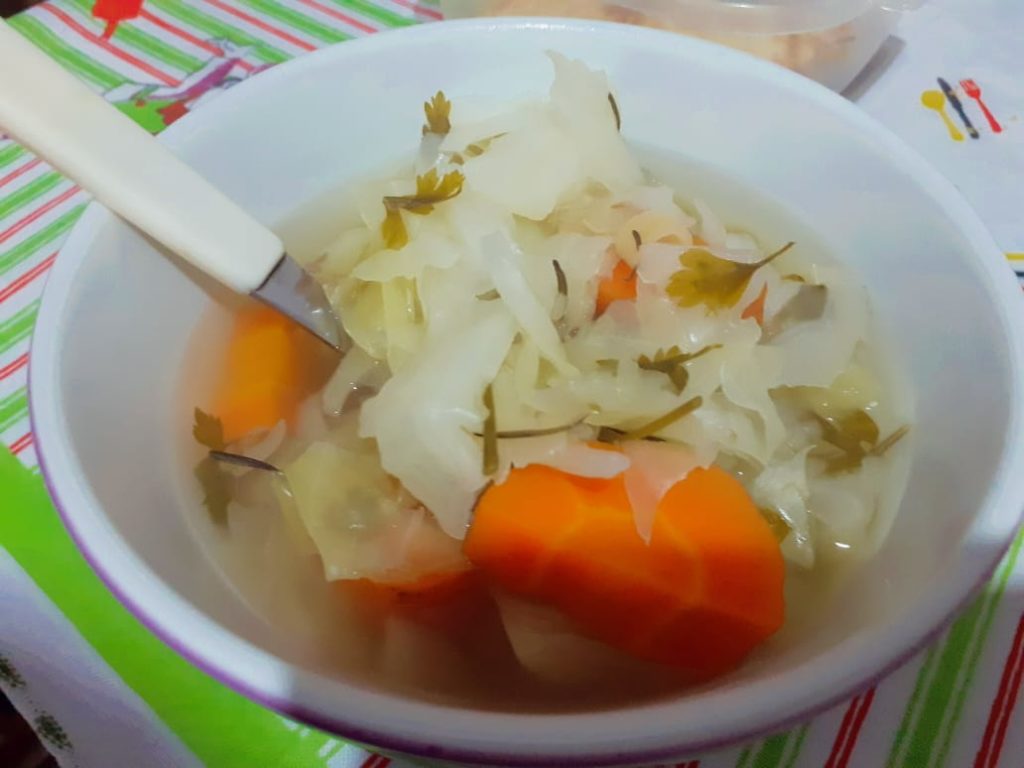 Como fazer sopa de repolho