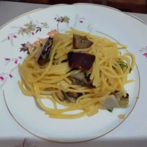 Receita de espaguete com berinjela para você