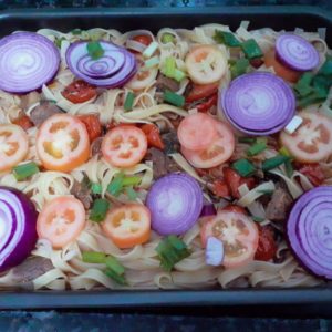 Receita de macarrão talharim de forno