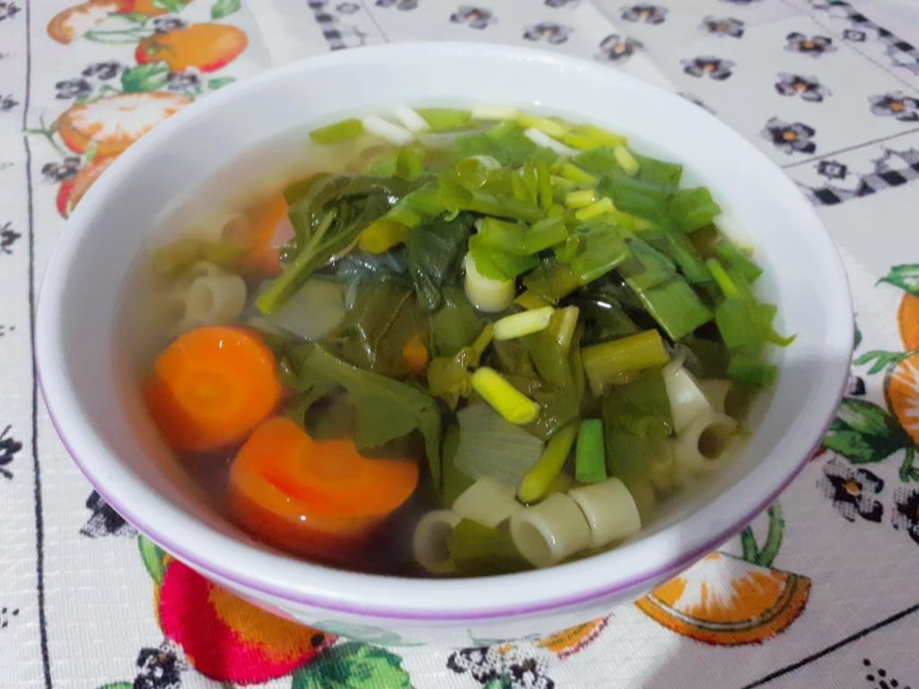 Sopa fácil de legumes