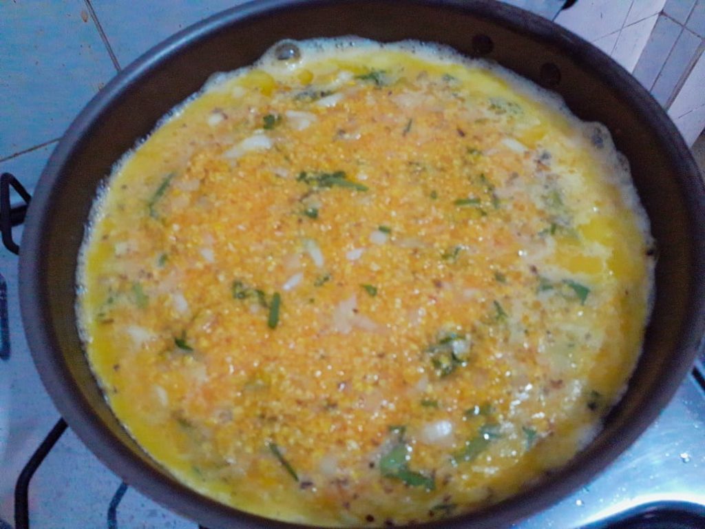 Omelete de cuscuz