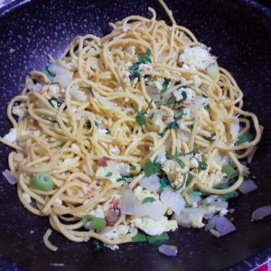 Yakisoba com ovo