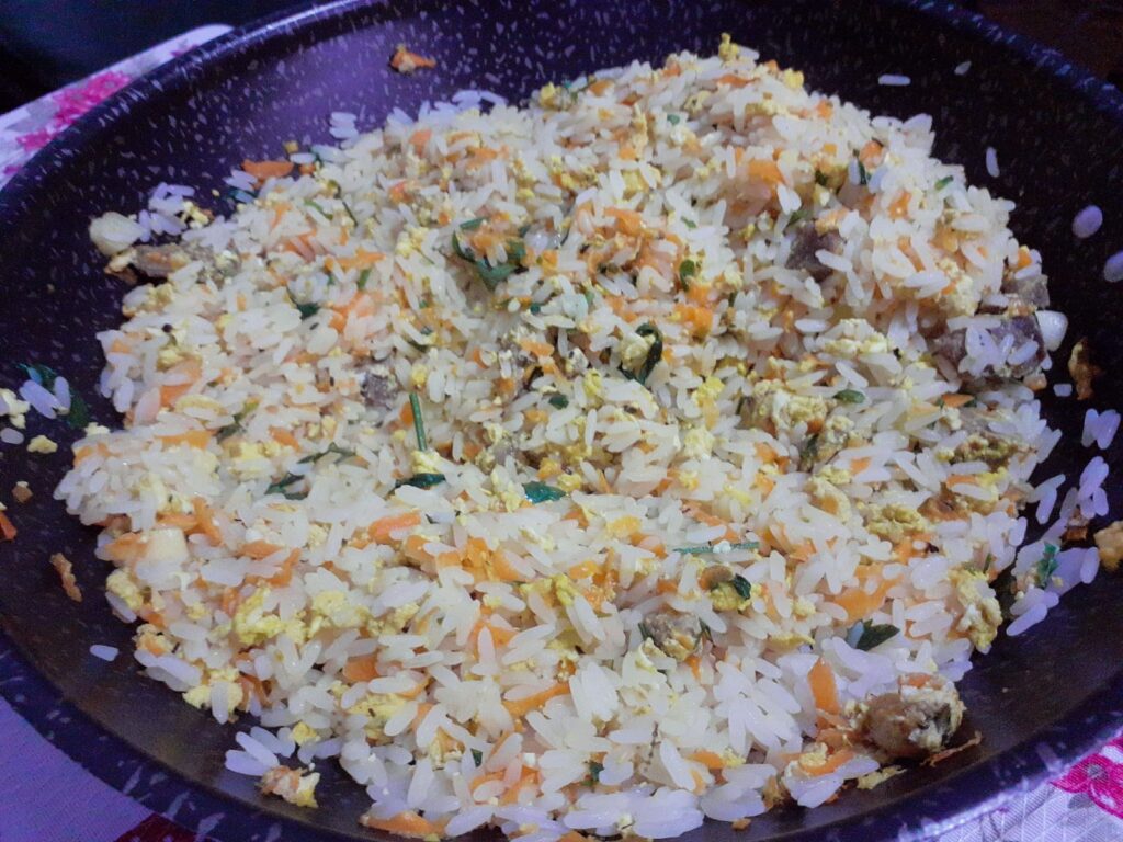 receita de arroz rápido